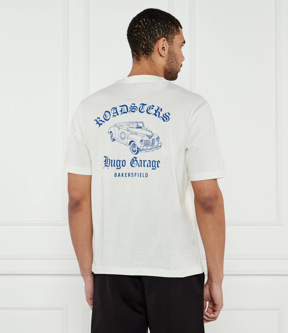 Футболка Natopu Hugo Blue - экрю(50536104)