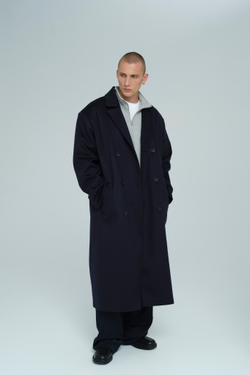 Пальто из шерсти и кашемира | blue