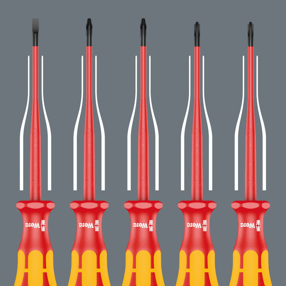 Набор отвёрток Wera 9540 Kraftform XL Bottle Set, 05100028001