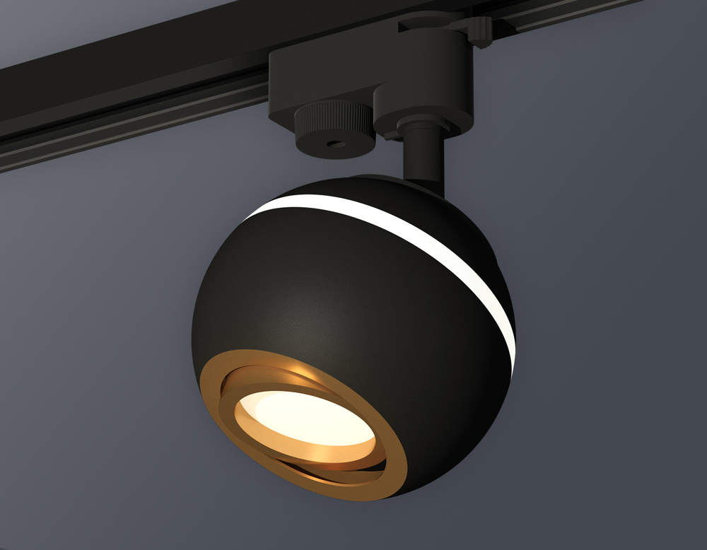 XT1102023 SBK/PYG черный песок/золото желтое полированное MR16 GU5.3 LED 3W 4200K