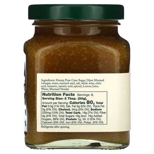Stonewall Kitchen, медово-горчичный соус, 255 г (9 унций)