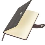 Еженедельник датированный 2025 А5 145х215 мм BRAUBERG "Augustus", под кожу, черный, 115951