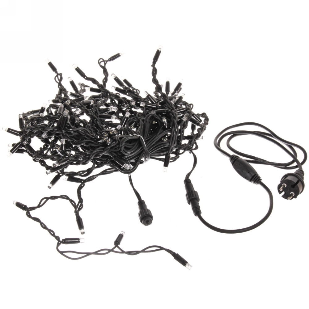 Гирлянда для улицы БАХРОМА «Мерцание» ш5м* в40/60см 180 ламп LED, черный провод, IP-65, Мультицвет (возможность соединения)