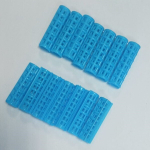 Бигуди пластмассовые с зажимом 14шт, цвет микс, d=15мм