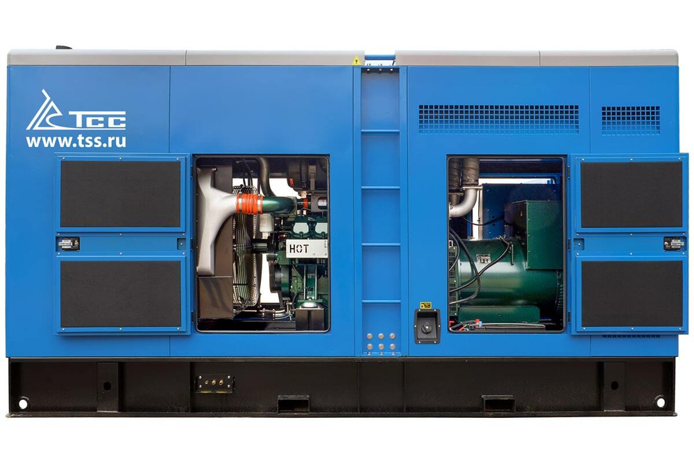 Дизельный генератор ТСС АД-400С-Т400-2РКМ17 Doosan в кожухе с автозапуском