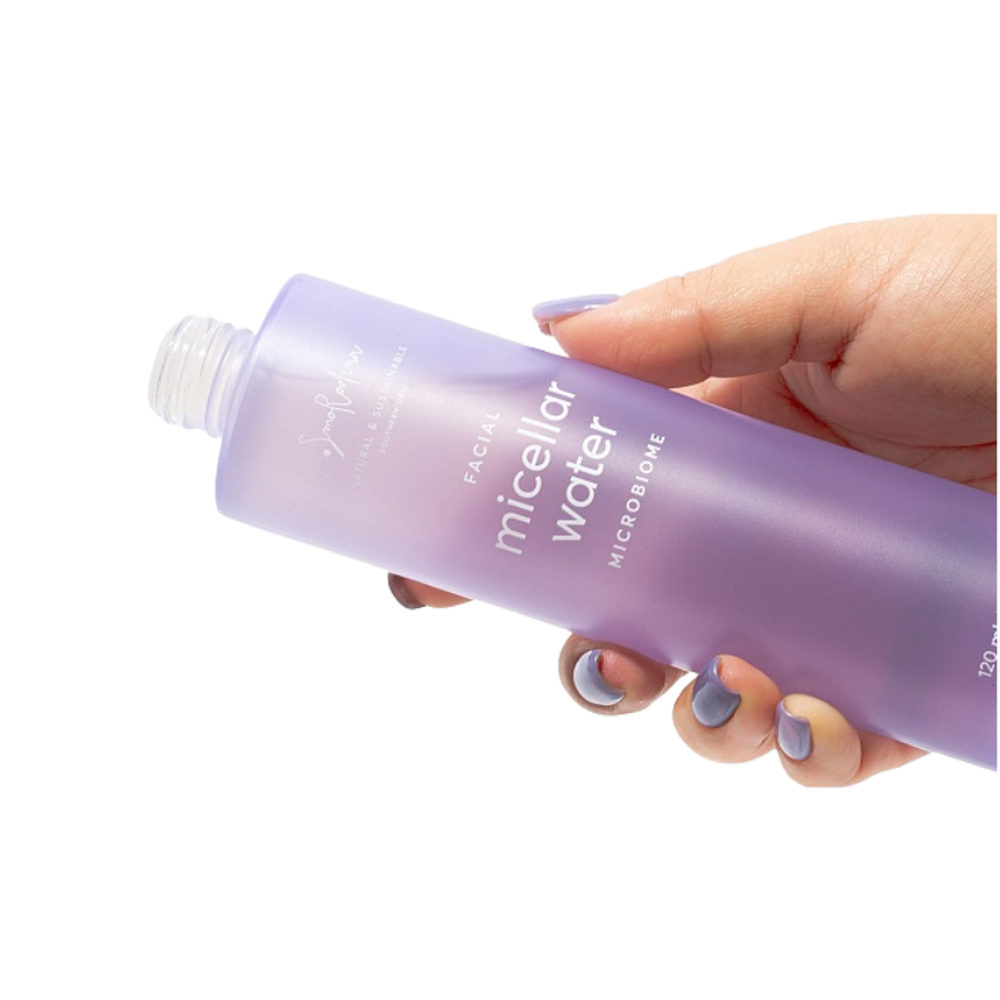 Мицеллярная вода Microbiome с лизатами и натуральным увлажняющим фактором 120мл (SMORODINA) Мицеллярная вода Microbiome с лизатами и натуральным увлажняющим фактором 120мл (SMORODINA)