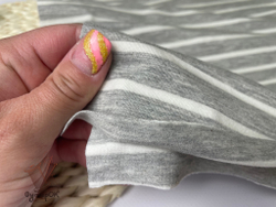 Кулирка с лайкрой ПОЛОСКА НА МЕЛАНЖЕ