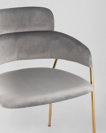 Стул Полин светло-серый 2 шт