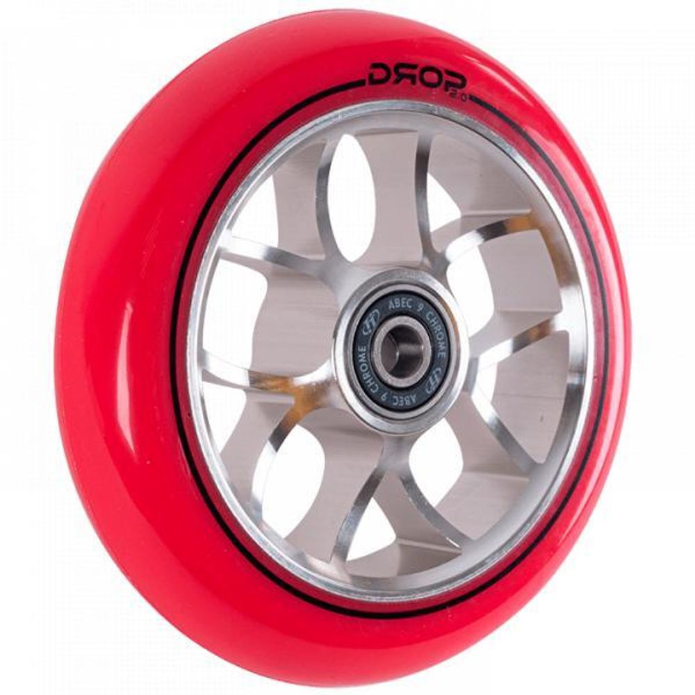 Колесо для самоката X-Treme 110*24 мм Drop, grey-red