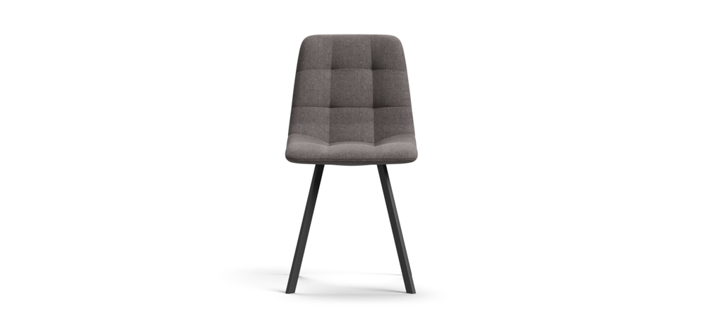 Стул НОРД велюр Велутто Серый, Черный
