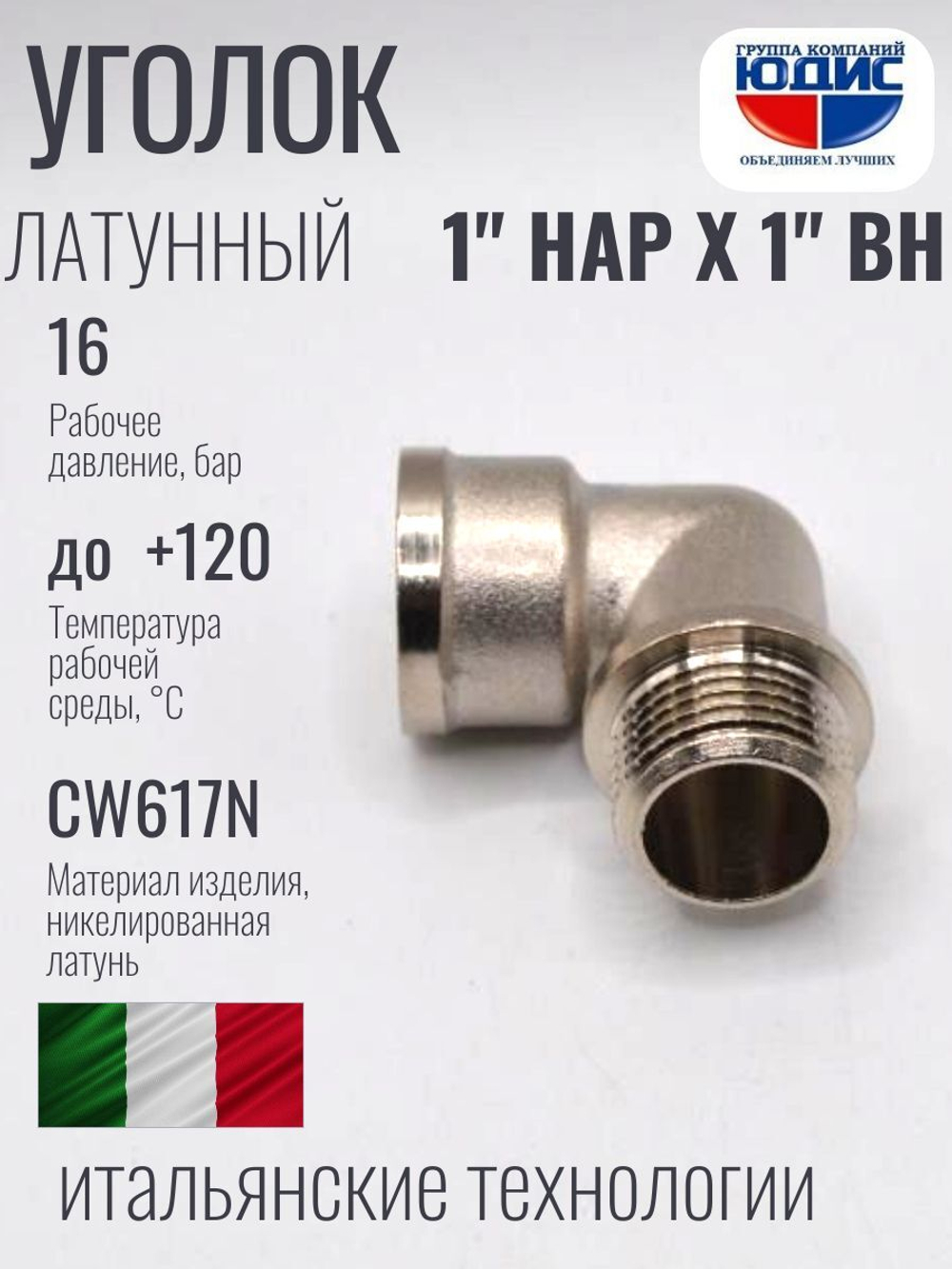 НИКЕЛЬ Уголок 1"г х 1"ш  ViEiR  (60/5шт)