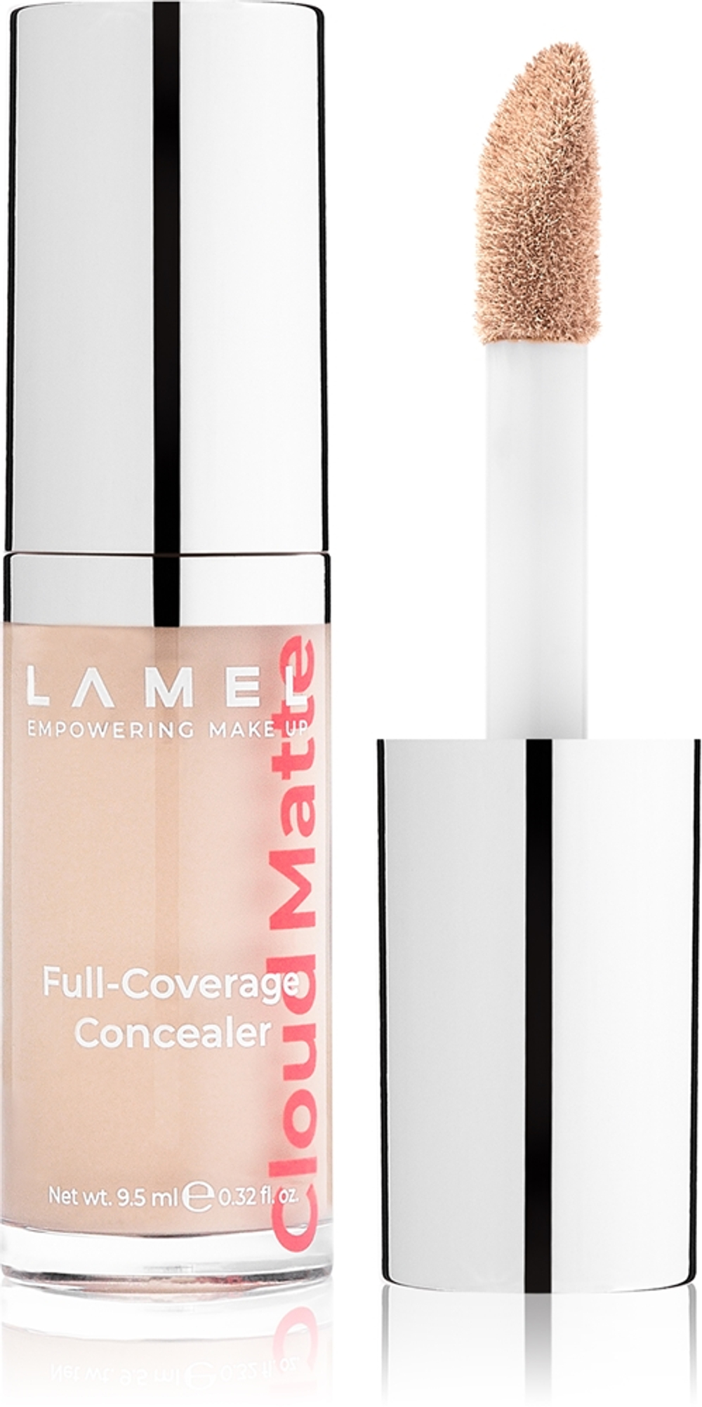 LAMEL Cloud Matte - Корректор сильно маскирующий для области вокруг глаз оттенок 04W, 9 ml