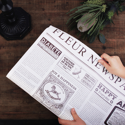 Рулон Белый "Газета" БЕЛЫЙ (10м) Влагостойкий