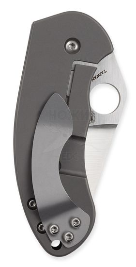 Складной нож Spyderco Burch Chubby C183TIP c клинком из стали CPM-S30V, рукоять титан