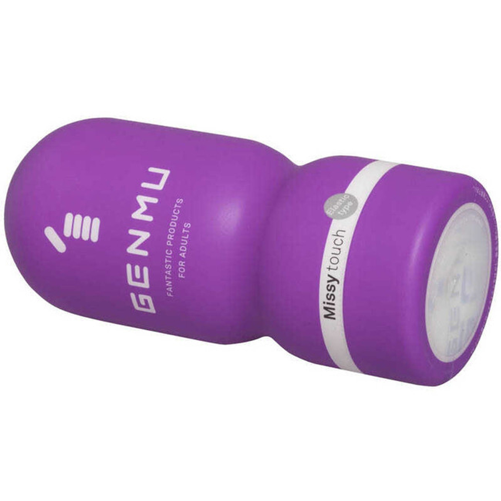 Мастурбатор из силиконового геля Genmu Missy, фиолетовый (Цвет: Фиолетовый, Вкладка белая)