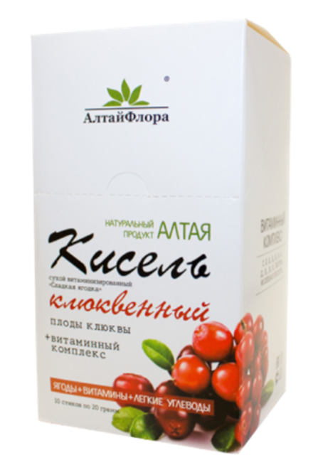 Кисель «Сладкая ягодка» клюква (4,05 б)