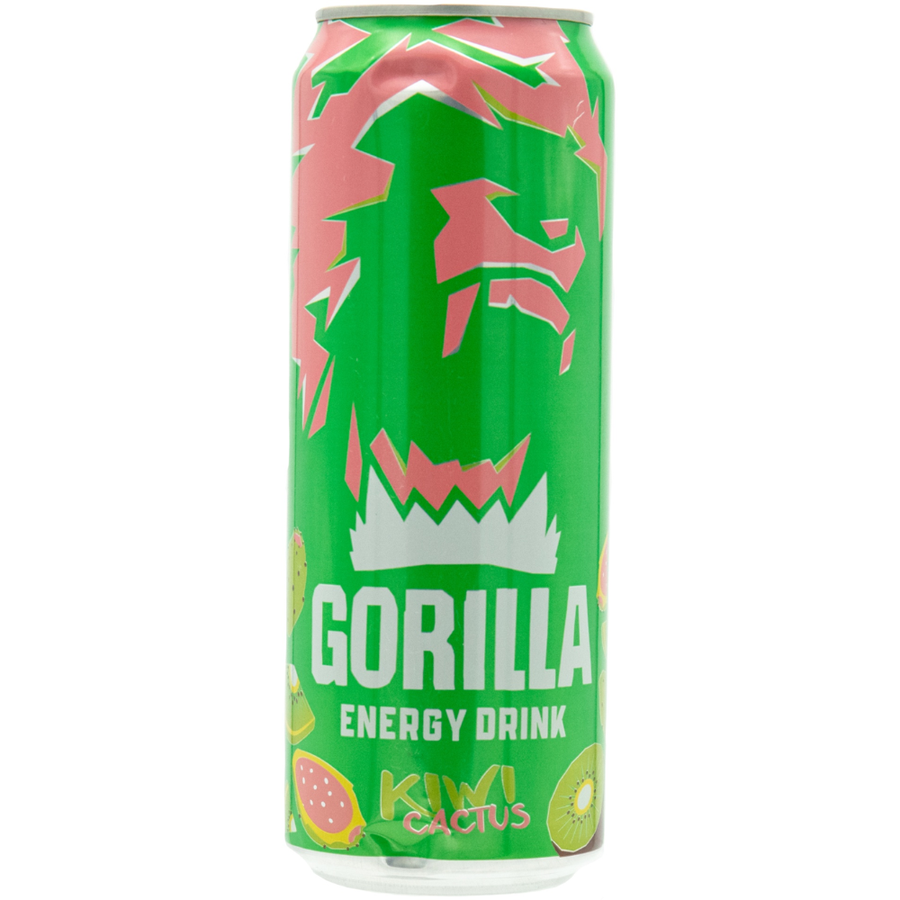 Энергетический напиток Gorilla Kiwi Cactus 0,45 л. ж\б
