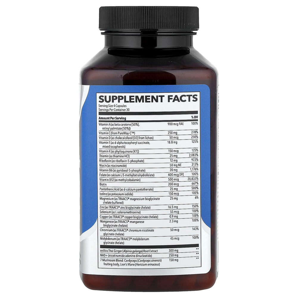 LifeSeasons, Therapeutics, мультивитамины для мужчин, высокая эффективность, 120 растительных капсул