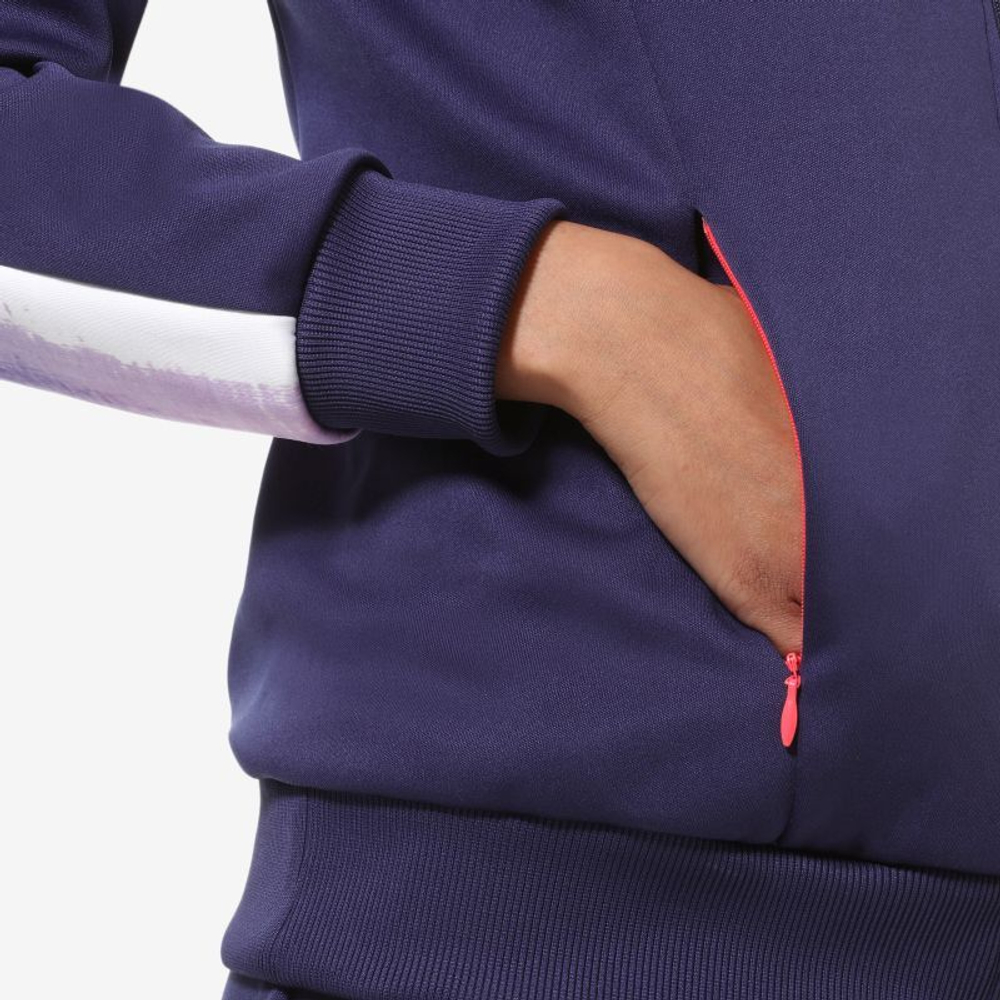 Женская теннисная куртка Australian Double Blaze Jacket - cosmos blue