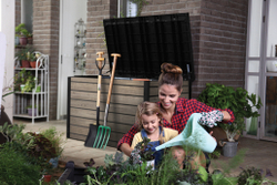 Пластиковый сундук Keter Deco deck 870 л ashwood