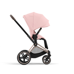 Коляска Cybex Priam IV 3 в 1 цвет Peach Pink на шасси Rosegold