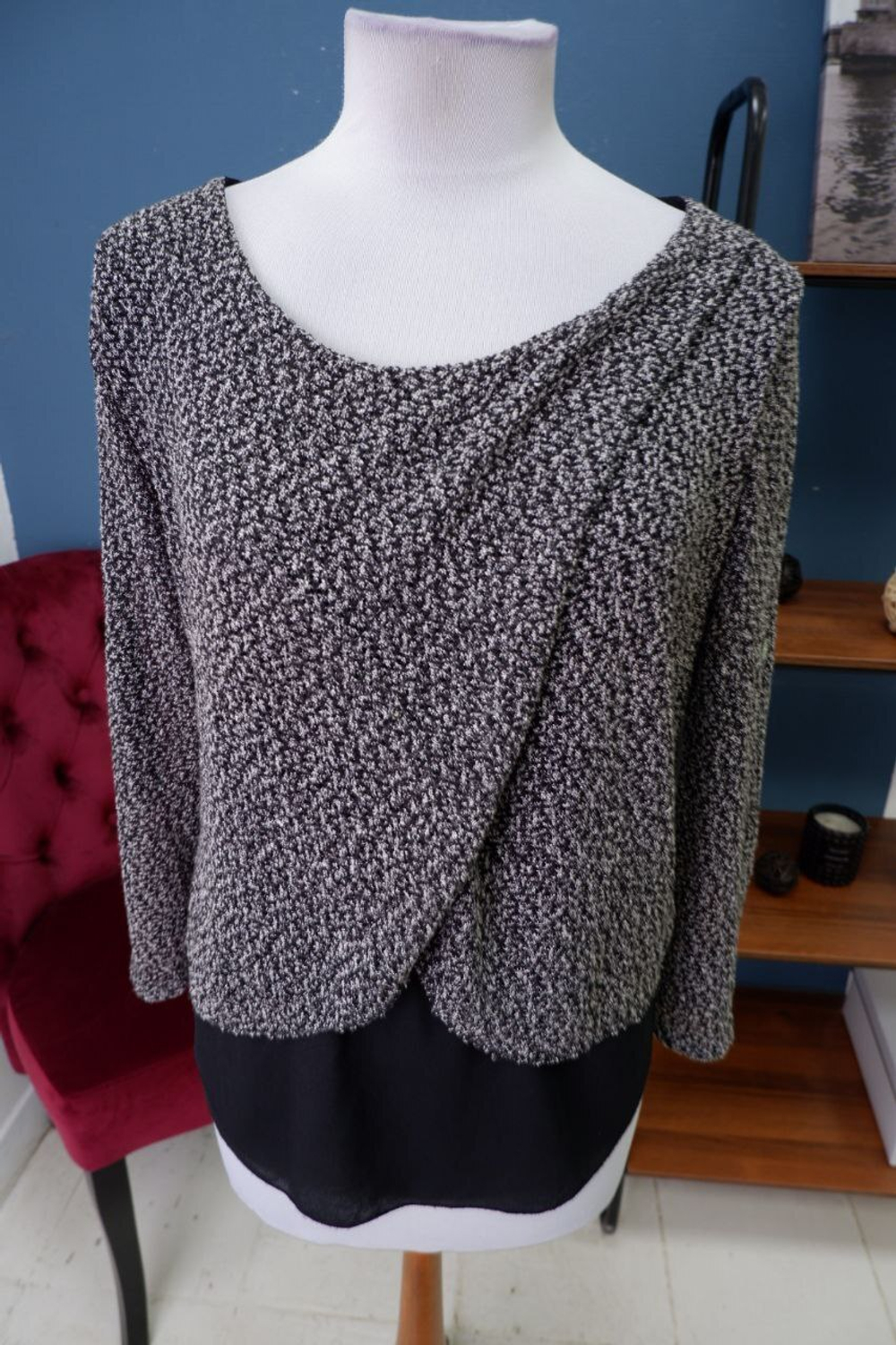 Джемпер пестрый 46-48 размер