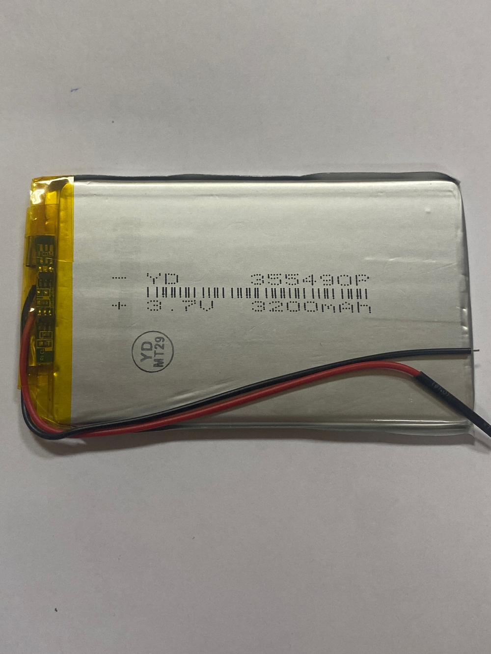 Аккумулятор универсальная 355490p 3,7v Li-Pol 3200 mAh (3.5*54*90 mm)