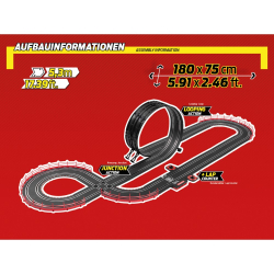 Carrera GO!!!/ Автотрек 5,3 м Ferrari SF90 XX Stradale + 2 машины/ 62578