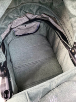 Детская коляска 3в1 LUXMOM 555 Зелёный текстиль