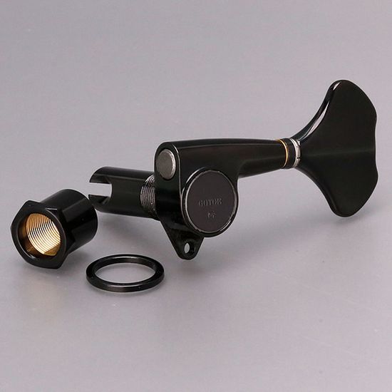 GB707-B-L3+R2 Колки для бас-гитары 3+2, черные, Gotoh
