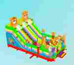 Коммерческий надувной батут «Тигриная страна 3», 9*5*5 м.