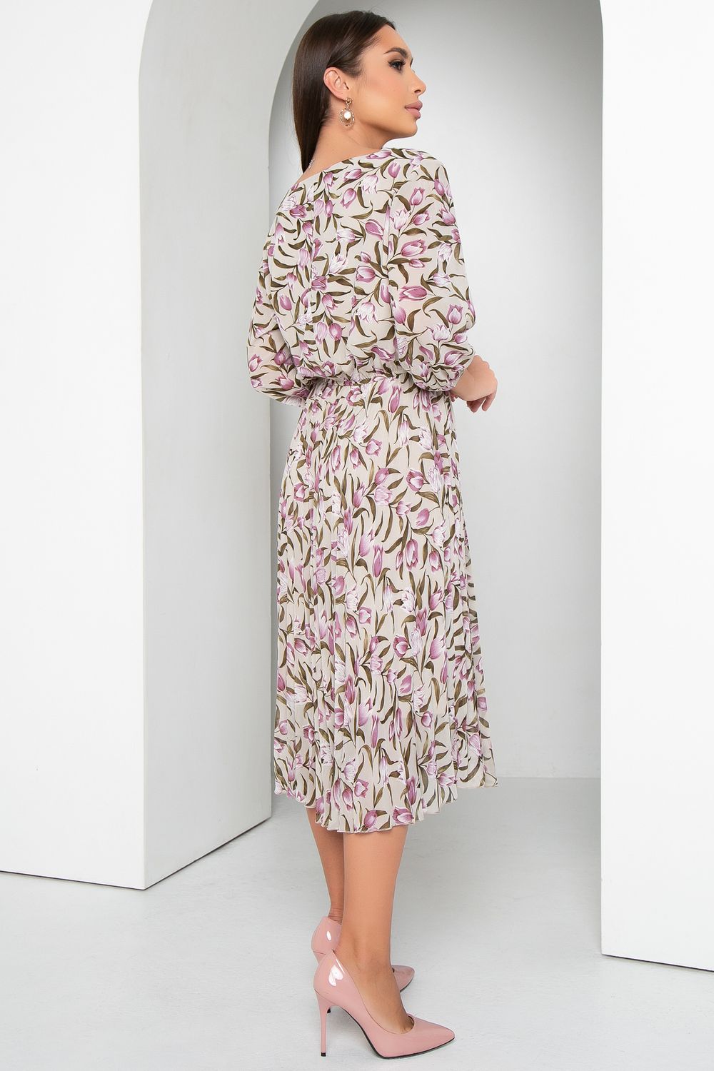 Платье Шифоновое гофре (весна) Diolche (Акция)