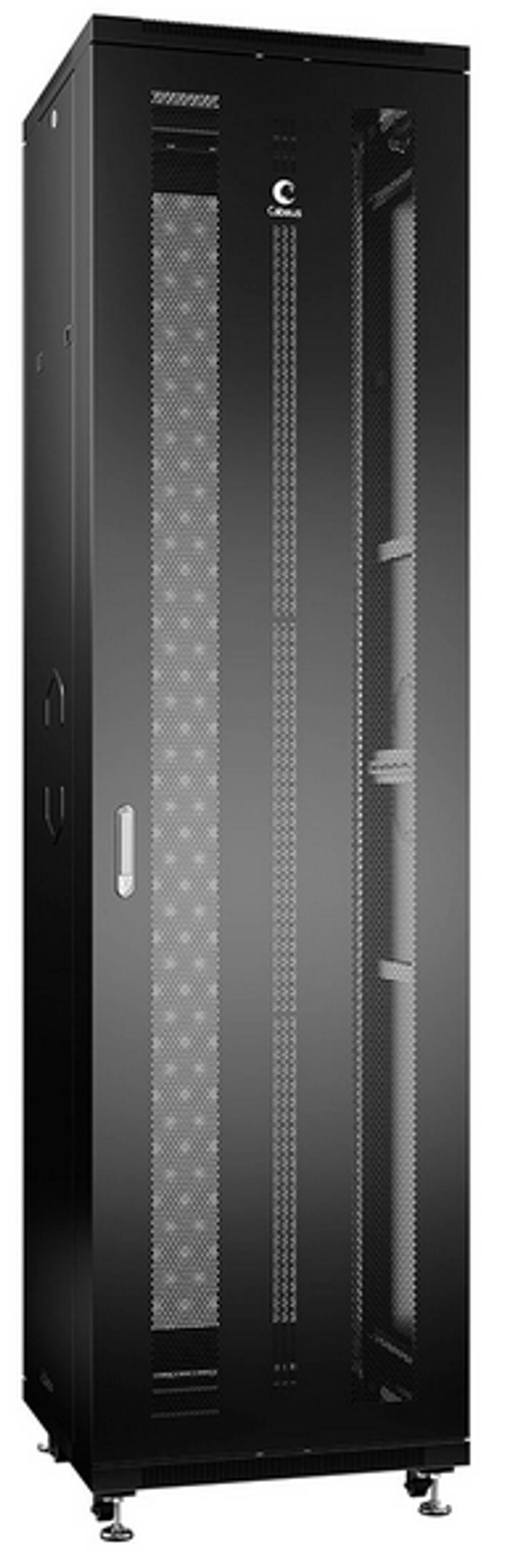 Шкаф напольный 19", 47U Cabeus ND-05C-47U60/60-BK