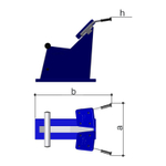 Уличный тренажер для спины наклонный 207.04.01