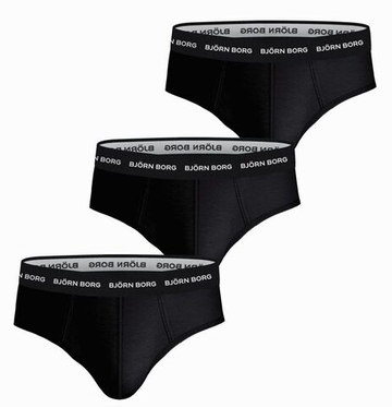 Мужские спортивные боксеры Björn Borg Essential Brief 3P - черный