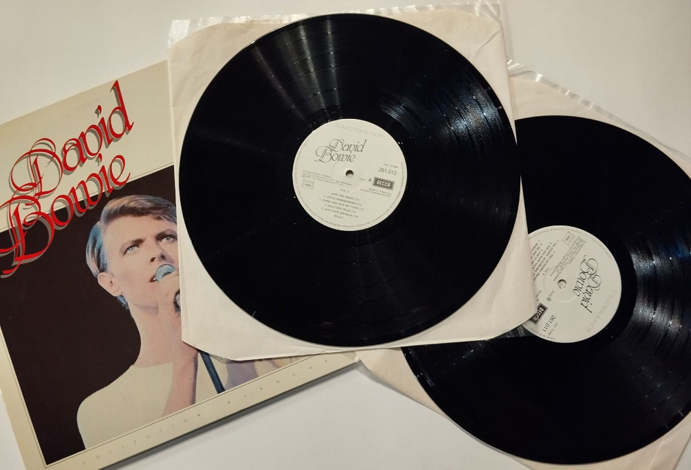 Винтажная виниловая пластинка LP David Bowie Collection Blanche 2LP (France 1979)