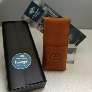 Чехол кожаный для безопасной бритвы G&F Timor