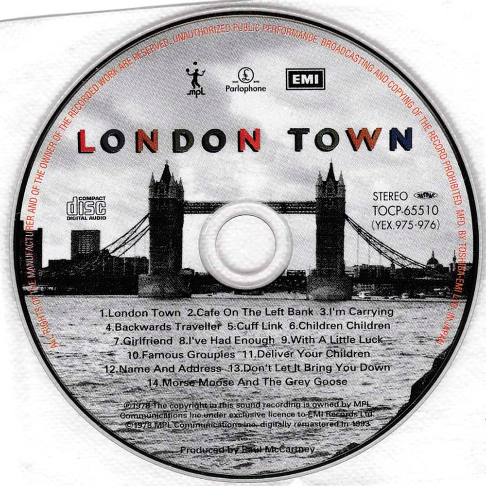 Wings / London Town (Mini LP CD)