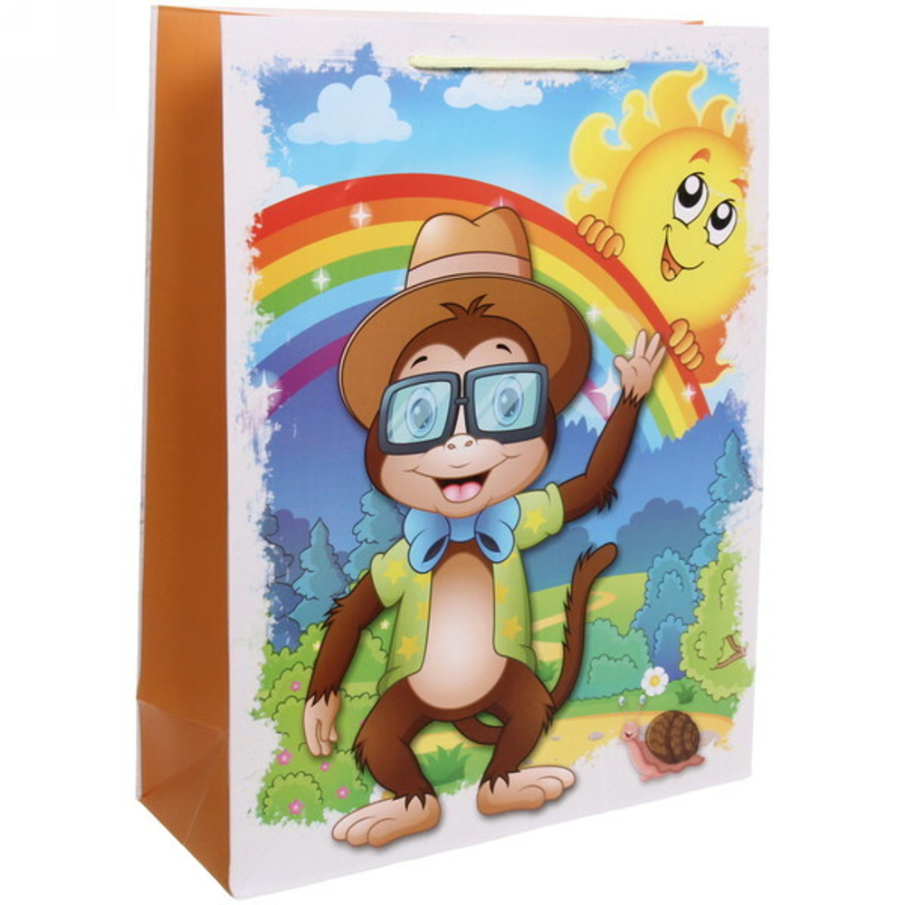 Пакет подарочный «Мультяшки» 31*40*12 см