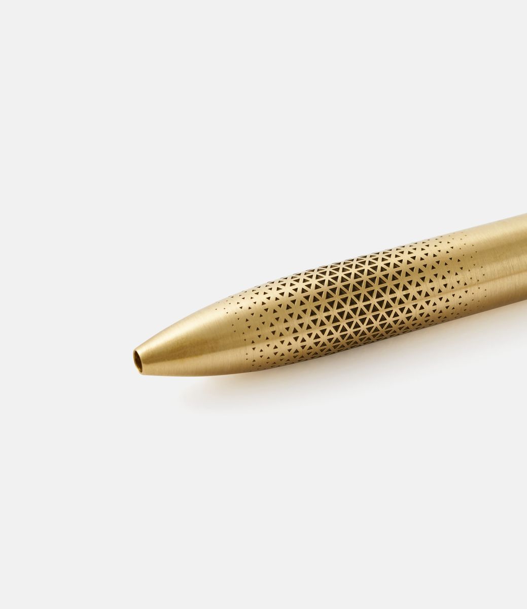 Ajoto Mosaic Grip — ручка-роллер из латуни
