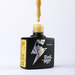 Гель-лак RockNail Potality 354 Stay Bold Stay Gold, 10 мл.