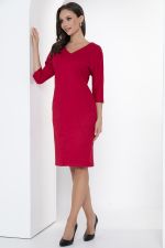 Платье Теплые объятия (вельвет, сангрия) Diolche (Акция)