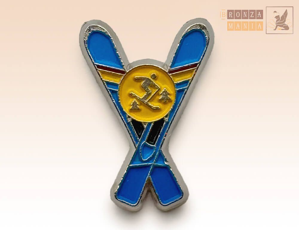 значок Лыжи