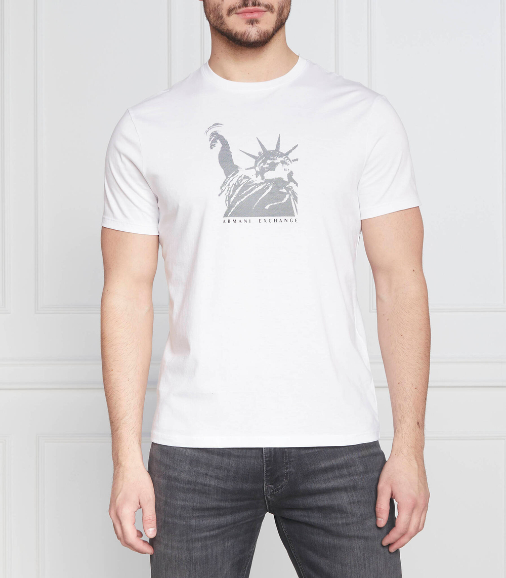 футболка Armani Exchange - белый(3RZTAC ZJA5Z)