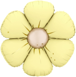 Фигура 25" Цветок, Ромашка (надув воздухом), Желтый, Сатин Fl