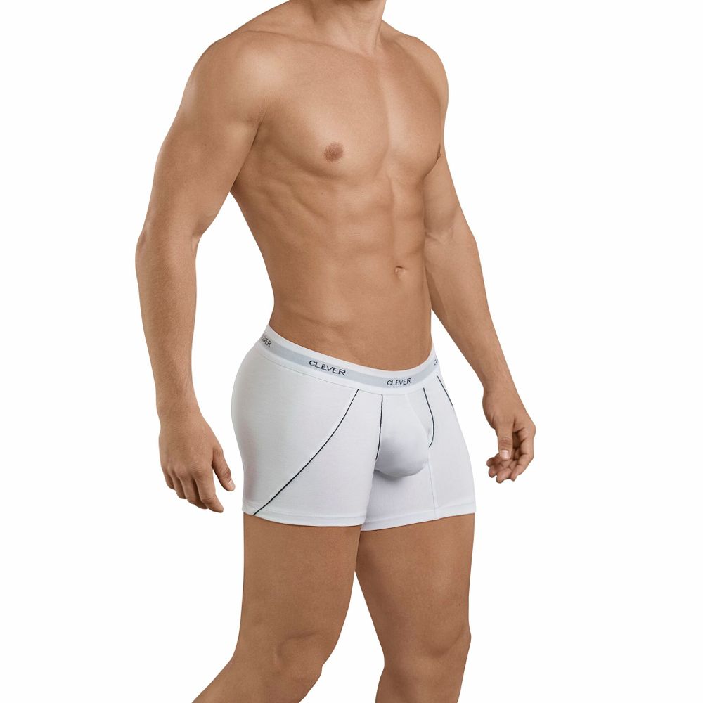 Мужские трусы боксеры белые Clever Stunning Boxer 239901