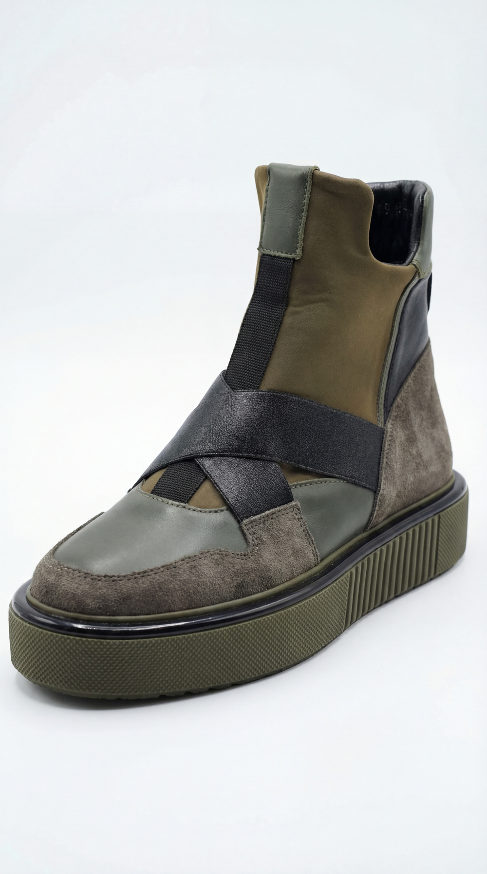 Ботинки кожаные