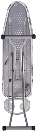 Доска гладильная "Элона белая" моноблок,шнур 2м,высота 70-90cm,пл.38x120  PERILLA