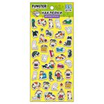 Наклейки декоративные "Настроение", 17,5х9 см, ассорти 4 вида, FUNSTER (ФАНСТЕР), 666098