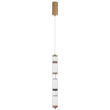 5455/18L L-VISION ODL_EX26 043 сатин.латунь/терракот/черный Подвес LED 22W 4000K COLLIER